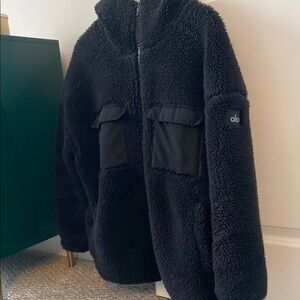 Alo Black Fleece Jacket